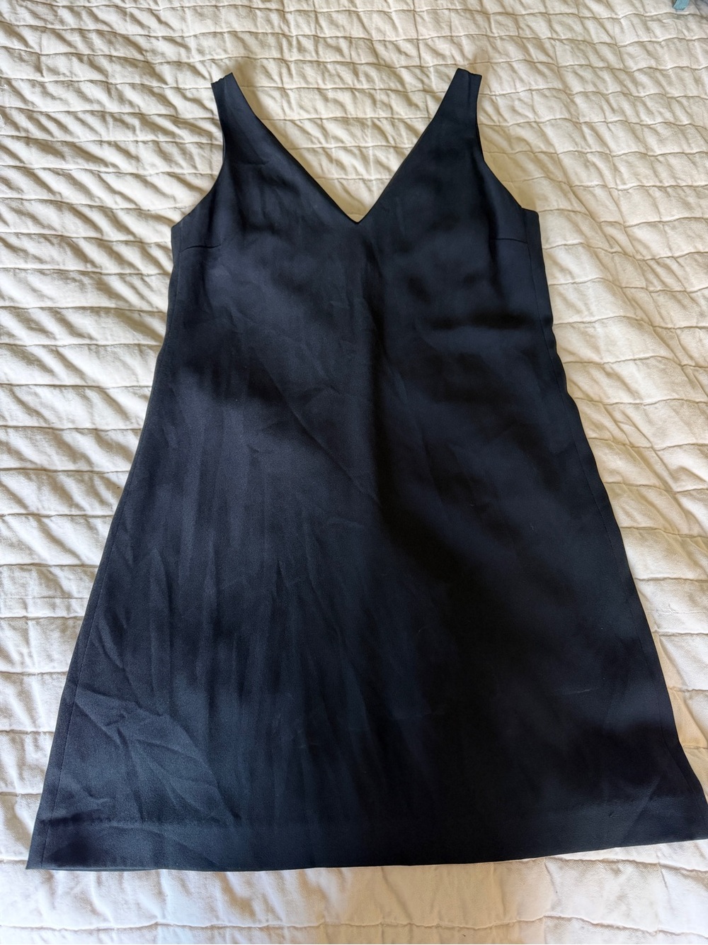 Babaton Black V-Neck Mini Dress